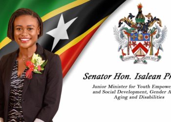 Honourable Isalean Phillip Sworn in as Junior Minister in the Federal Cabinet of St. Kitts and Nevis